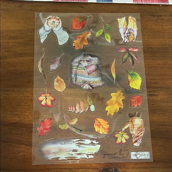 Cora Crea crafts Dark Garden Sticker Set bundle of 3 sheets - Picture 2 of 4